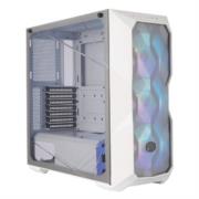 Gabinete Cooler Master TD500 Mesh RGB Media Torre Mini ITX Micro ATX/ATX/SSI/CEB/EATX Cristal Templado Color Blanco
