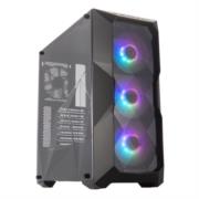 Gabinete Cooler Master Box TD500 ARGB Media Torre Mini ITX/Micro ATX/ATX/EATX Cristal Templado Color Negro