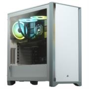 Gabinete Corsair 4000D Blanco Media Torre Mini ITX/Micro ATX/ATX/EATX Cristal Templado