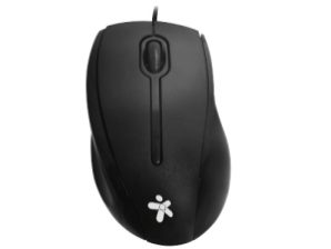 MOUSE ALÁMBRICO NEGRO 1000 CPI S USB SCROLL OPTICO PLUG § PLAY