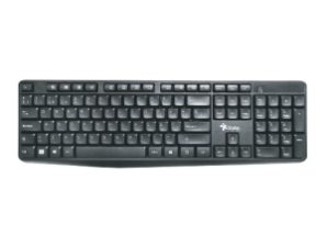 TECLADO INALAMBRICO NEGRO 105 TECLAS MULTIMEDIA USB NANO ESPAÑ