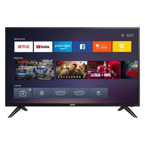 Ghia Smart TV LED G32NTFXHD20 32", HD, Widescreen, Negro HD 32 PULG 720P WIFI 2 HDMI