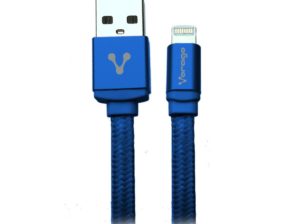 Cable Vorago Cab-119 Azul USB-Apple Lightning 1 Metro Azul PPLE LIGHTNING 1 METRO AZUL BOLSA