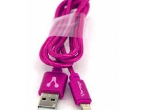 Cable Vorago Cab-209 Dual Micro USB/Lightning Rosa 1Metro O USB/LIGHTNING ROSA 1M BOLSA