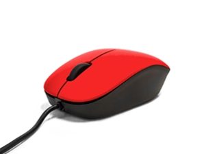 Mouse Vorago Mo-206 Rojo 2400 Dpi USB - Cable - 2400 dpi - Rueda de desplazamiento - Sólo para diestros USB