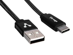 Cable Vorago CAB-214 USB A Tipo C 2 Metros Negro C  2 METROS NEGRO
