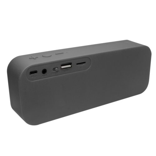 Vorago Bocina Portátil BSP-150, Bluetooth, Alámbrico/Inalámbrico, 2.0 Canales, 6W RMS, USB, Gris MSD/USB/3.5MM TELA GRIS