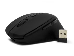 Mouse Vorago Óptico MO-306, Inalámbrico, USB, 2400DPI, Negro 1000/1600/2400 DPI RECARGABLE COLOR