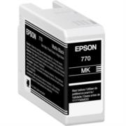 Tinta Epson UltraChrome PRO10 T770 25ml Color Negro Mate