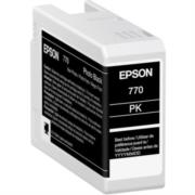 Tinta Epson UltraChrome PRO10 T770 25ml Color Negro Fotográfico