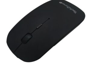 MOUSE INALAMBRICO COLOR NEGRO RUBBER. INCLUYE MOUSE PAD
