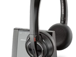 Audífonos Poly Savi W8220, Inalámbrico, DECT, Bluetooth, Negro OTH STEREO UC DECT 6.0
