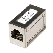 Cople Intellinet RJ45 Cat6 Modular Metálico UTP FTP Color Plata