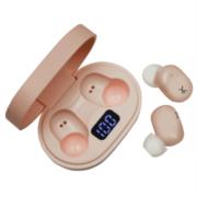 Audífonos Perfect Choice Cherry TWS Inalámbricos Bluetooth Color Rosa