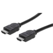 Cable Manhattan HDMI M-M Alta Velocidad con Ethernet 7.5m Color Negro