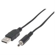 Cable Manhattan USB 2.0 A-H de Energía 1m Color Negro