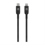 Cable Manhattan USB-C a Lightning para Carga y Sincronización 0.5m Color Negro