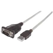 Convertidor Manhattan USB a Puerto Serial Chip PL-2030HXD 45cm