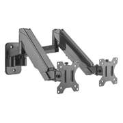 Soporte Manhattan Universal Pared para 2 Monitores 17" a 32" Pistón Hasta 8 Kg