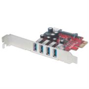 Tarjeta PCI Manhattan Express USB SuperSpeed 3.0 4 Puertos Bracket Corto
