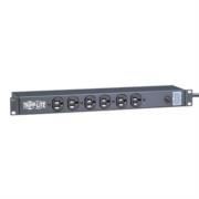 Barra Contactos Tripp Lite para Servidores de Red Instalación Rack 1U 120V 15A 6 Tomacorrientes