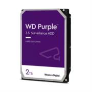 Disco duro Western Digital Purple 2TB SATA 6GBS 3.5" 64GB 5400RPM Videovigilancia
