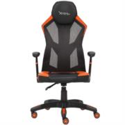 Silla Gamer Xzeal XZ30 Malla con Vinil Textil Respaldo con 150 Grados de Giro Color Naranja