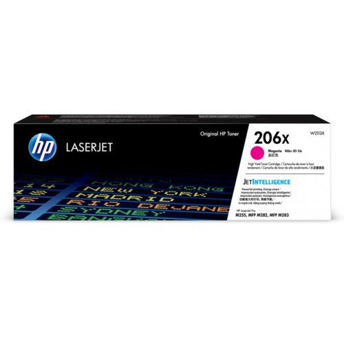 Tóner HP 206X Magenta, 2450 Páginas RENDIMIENTO 2 450 PáGINAS