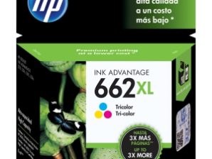 Cartucho HP 662XL Tricolor Original, 300 Páginas RENDIMIENTO 300PAGS.CZ106AL