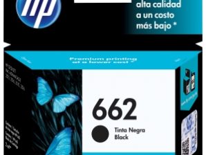 Cartucho HP 662 Negro Original, 120 Páginas RENDIMIENTO 120PAGS.CZ103AL (**)