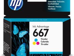 Cartucho HP 667 Tricolor Original, 100 Páginas 100PAGS 3YM78AL