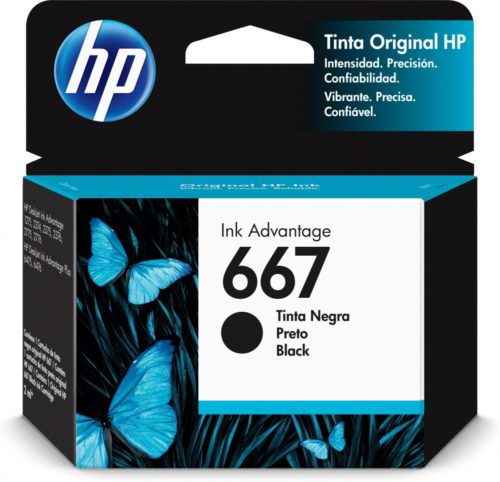 Cartucho HP 667 Negro Original, 120 Páginas 120PAGS 3YM79AL