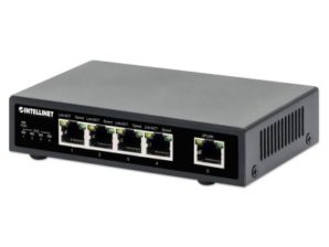 Switch PoE+ con 5 Puertos Gigabit