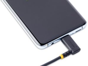 CABLE 1M DE CARGA USB A USB C ACODADO - USB 2.0 - TIPO C