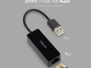 ADAPTADOR ACTECK USB TIPO C A E THERNET RJ45 SHIFT PLUS AE420 NEGRO