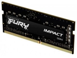 FURY RAM IMPACT BLACK 16GB SODIMM DDR4 2666MTS