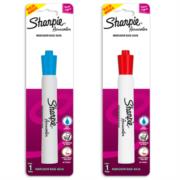 Marcador Acuacolor Sharpie Blister 1CT Color Rojo-Azul