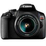Cámara Canon EOS Rebel T7 24.1MP Lente EF-S 18-55/EF 75-300 con Bag 200ES/SD Card 16GB