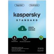 Licencia Antivirus ESD Kaspersky Standard 1 Año 3 Dispositivos