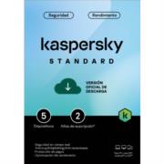 Licencia Antivirus ESD Kaspersky Standard 2 Años 5 Dispositivos