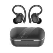 Audífonos Perfect Choice Haken Bluetooth Deportivos TWS Cancelación de Ruido con Sujetador Color Negro