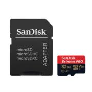 Memoria MicroSD SanDisk Extreme Pro MicroSDXC 32GB Clase 10 V30 UHS-I C/Adaptador