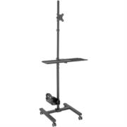 Estación de Trabajo Tripp Lite Móvil con Soporte para Monitor/Pantallas de 17" a 32" Altura Ajustable