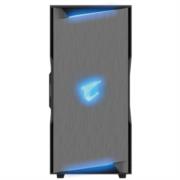 Gabinete Gigabyte C300G Gamer Media Torre Cristal Templado Mini ITX/Micro ATX/ATX GPU Vertical Color Negro