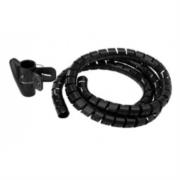Tubo Organizador de Cables Steren Tipo Espiral 1.5m Color Negro
