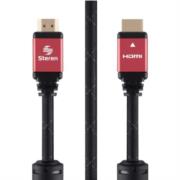 Cable HDMI Steren 4K Tipo Cordón con Filtros de Ferrita 3.6m