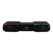 Bocina Vorago Start The Game BSP-350 Bluetooth/3.5MM USB Iluminación RGB Color Negro