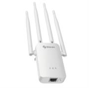 Router Steren Wi-Fi 300 Mbps 2.4 GHz Hasta 30m de Cobertura 4 Antenas Color Blanco