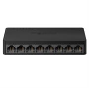 Switch Steren Fast Ethernet 8 Puertos 10/100 Mbps Color Negro