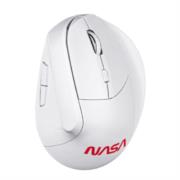 Mouse TechZone NASA Ergonómico Inalámbrico 1600dpi Color Blanco